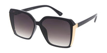 80001 Women's Plastic Large Square Frame w/ Metal Accent