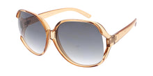 80006 Women's Plastic Oversized Vented Rounded Rectangular Frame
