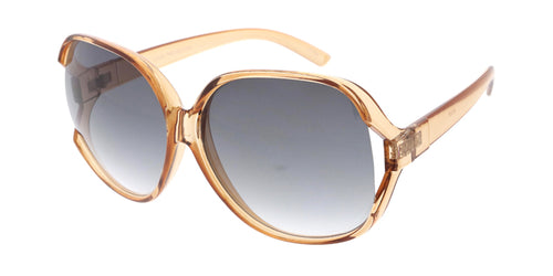 80006 Women's Plastic Oversized Vented Rounded Rectangular Frame