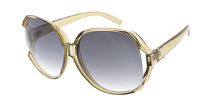 80006 Women's Plastic Oversized Vented Rounded Rectangular Frame