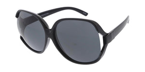 80006 Women's Plastic Oversized Vented Rounded Rectangular Frame