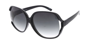 80006 Women's Plastic Oversized Vented Rounded Rectangular Frame
