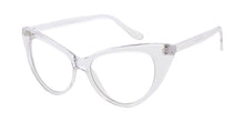 80020BLF/CLR Women's Plastic Medium Extreme Cat Eye Frame Blue Light Filtering Computer Glasses