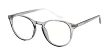 80026BLF/CLR Women's Plastic Medium Crystal Color Frame w/ Blue Light Filtering Clear Lens Computer Glasses