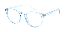 80026BLF/CLR Women's Plastic Medium Crystal Color Frame w/ Blue Light Filtering Clear Lens Computer Glasses