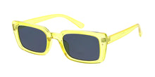 80041CRY Women's Plastic Medium Rectangular Crystal Color Retro '90s Frame