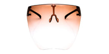 80064 Unisex Plastic Oversized Novelty Space Face Shield w/ Gradient Lens
