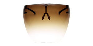 80064 Unisex Plastic Oversized Novelty Space Face Shield w/ Gradient Lens