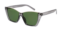 80091 Women's Plastic Medium Cat Eye Vintage Inspired Rimless Frame