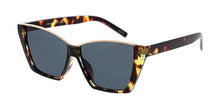 80091 Women's Plastic Medium Cat Eye Vintage Inspired Rimless Frame