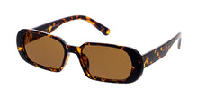 80116 Women's Plastic Medium '90s Inspired Rounded Rectangular Frame