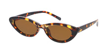 80126 Women's Plastic Small Oblong Retro 90's Frame