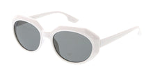 80154 Women's Medium Plastic '90s Retro Geometrical Oval Frame
