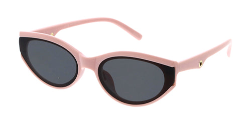 80157 Women's Plastic Small Oblong 90's Inspired Frame