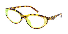 80158REV Women's Plastic Small Oblong Frame w/ Color Spectrum Lens