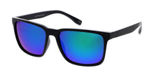 80161ME/RV Men's Plastic Casual Medium Frame w/ Color Mirror Lens and Textured Temple