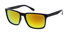 80161ME/RV Men's Plastic Casual Medium Frame w/ Color Mirror Lens and Textured Temple