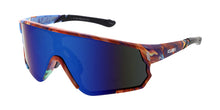 80197KSH KUSH Large Plastic Sport Shield Multi-Colored Printed Frame