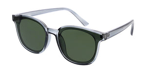 80200 Unisex Plastic Medium Square Hipster Frame w/ Flush Lens