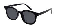 80200 Unisex Plastic Medium Square Hipster Frame w/ Flush Lens