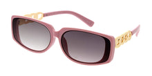 80203 Women's Plastic Medium Square Designer Frame w/ Metal Accent