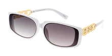 80203 Women's Plastic Medium Square Designer Frame w/ Metal Accent