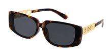 80203 Women's Plastic Medium Square Designer Frame w/ Metal Accent