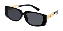 80203 Women's Plastic Medium Square Designer Frame w/ Metal Accent