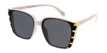 80205 Women's  Plastic Square Hipster Frame w/ Metal Accent