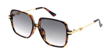 80209 Women's Plastic Medium Square Designer Inspired Frame w/ Metal Accent