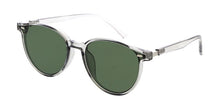 80214 Unisex Plastic Medium Rounded Vintage Inspired Hipster Frame w/ Flush Lens