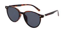 80214 Unisex Plastic Medium Rounded Vintage Inspired Hipster Frame w/ Flush Lens