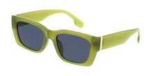 80235COL Women's Plastic Medium Rectangular Hipster Vintage Inspired Color Frame