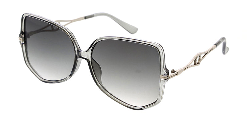 80256 Women's Combo Large Geometric Designer Frame
