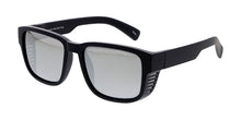 80261ME/RV Men's Plastic Casual Large Thick Frame w/ Temple Vent and Colored Mirror Lens
