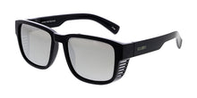 80263KSH/RV Men's Plastic Casual Large Thick Frame w/ Temple Vent and Colored Mirror Lens