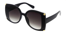 80271 Women's Plastic Oversized Square Designer Flush Lens Frame