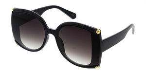 80271 Women's Plastic Oversized Square Designer Flush Lens Frame