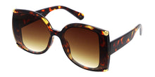 80271 Women's Plastic Oversized Square Designer Flush Lens Frame