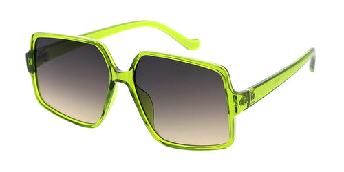 80277 Women's Plastic Large Square Designer Inspired Frame