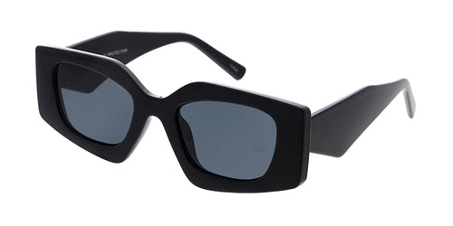 80280 Women's Plastic Small Chunky Geometrical  Frame