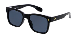 80282 Unisex Plastic Medium Square Hipster Frame w/ Metal Details