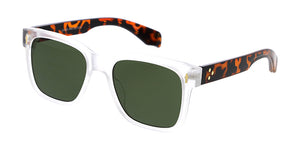 80282 Unisex Plastic Medium Square Hipster Frame w/ Metal Details