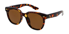 80285 Unisex Plastic Medium Rounded Square Hipster Frame w/ Metal Details
