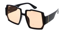 80292 Women's Plastic Large Square Geometric Frame