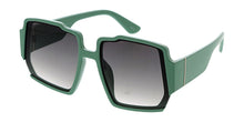 80292 Women's Plastic Large Square Geometric Frame