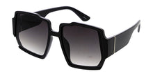 80292 Women's Plastic Large Square Geometric Frame
