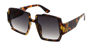 80292 Women's Plastic Large Square Geometric Frame