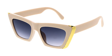 80293 Women's Plastic Medium Cat Eye Frame w/ Metal accent