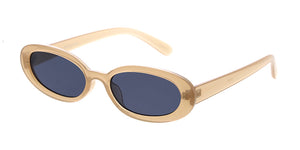 80324 Women's Plastic Small Oblong 90's Inspired Frame
